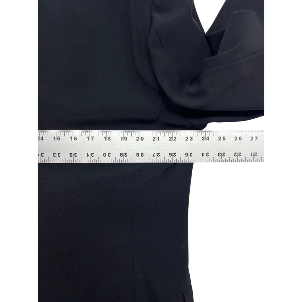 vtg Oxxford 46R Black Tuxedo Jacket Blazer Grosgrain Formal Dinner Wool Evening
